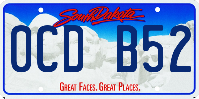 SD license plate 0CDB52