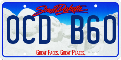 SD license plate 0CDB60
