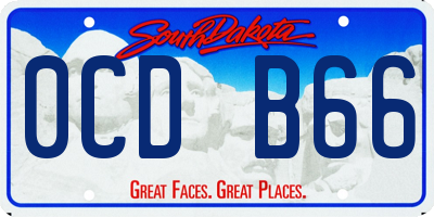 SD license plate 0CDB66