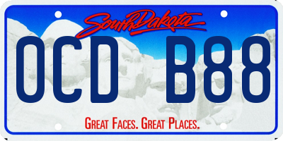 SD license plate 0CDB88