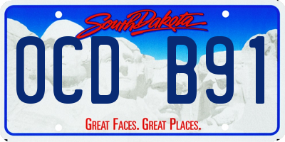 SD license plate 0CDB91