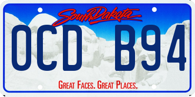 SD license plate 0CDB94