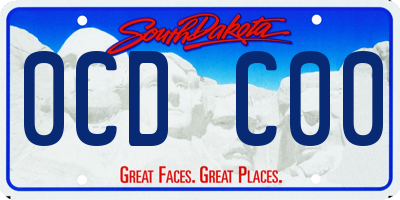 SD license plate 0CDC00