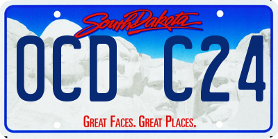 SD license plate 0CDC24