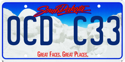 SD license plate 0CDC33