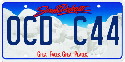 SD license plate 0CDC44