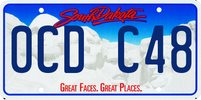 SD license plate 0CDC48
