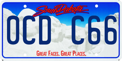 SD license plate 0CDC66