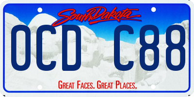 SD license plate 0CDC88