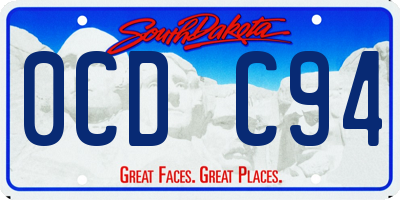 SD license plate 0CDC94