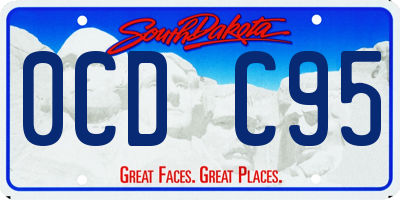 SD license plate 0CDC95