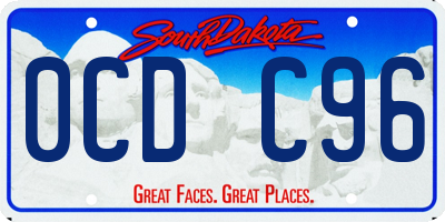 SD license plate 0CDC96
