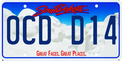 SD license plate 0CDD14