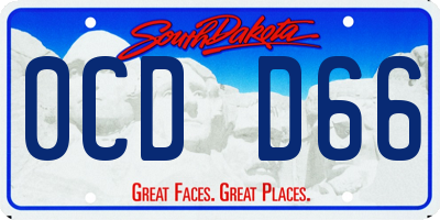 SD license plate 0CDD66