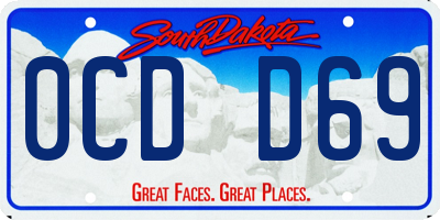 SD license plate 0CDD69
