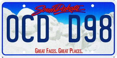 SD license plate 0CDD98