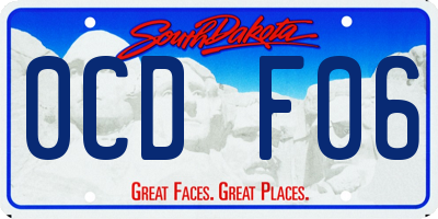 SD license plate 0CDF06