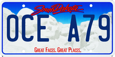 SD license plate 0CEA79