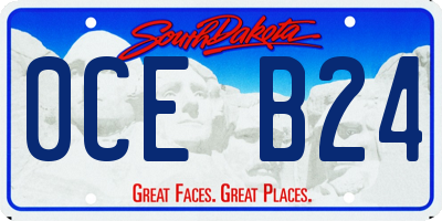 SD license plate 0CEB24