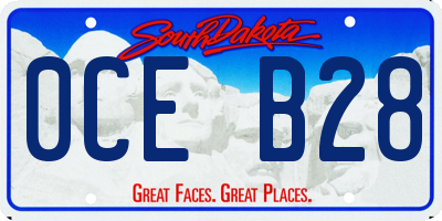 SD license plate 0CEB28