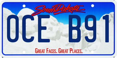 SD license plate 0CEB91
