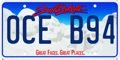 SD license plate 0CEB94