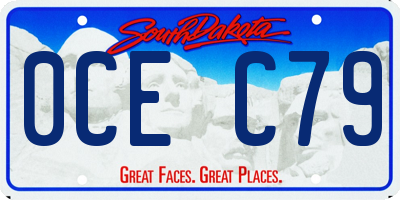 SD license plate 0CEC79