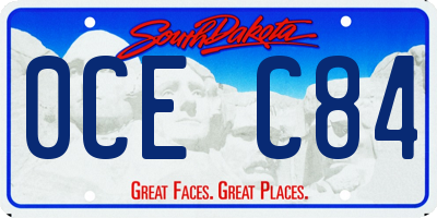 SD license plate 0CEC84