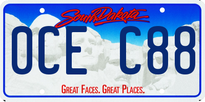 SD license plate 0CEC88