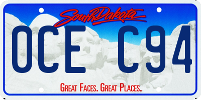 SD license plate 0CEC94
