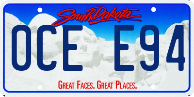 SD license plate 0CEE94
