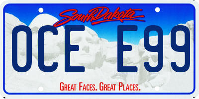 SD license plate 0CEE99