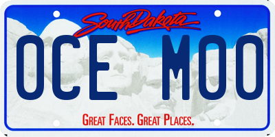 SD license plate 0CEM00