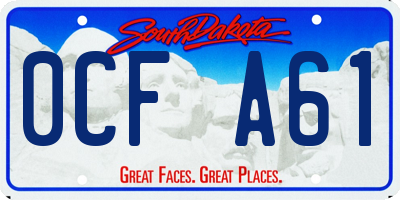 SD license plate 0CFA61