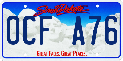 SD license plate 0CFA76