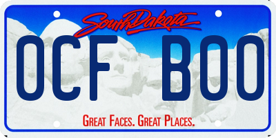 SD license plate 0CFB00
