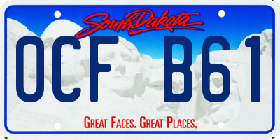 SD license plate 0CFB61