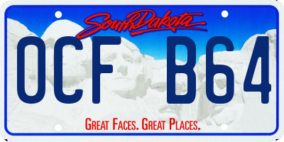 SD license plate 0CFB64