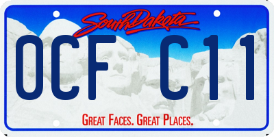 SD license plate 0CFC11