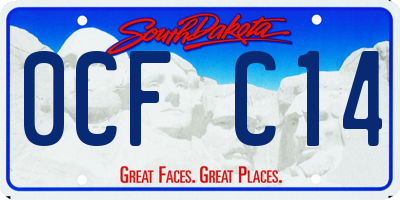 SD license plate 0CFC14