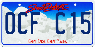 SD license plate 0CFC15