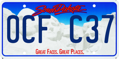 SD license plate 0CFC37