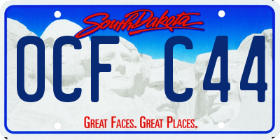 SD license plate 0CFC44