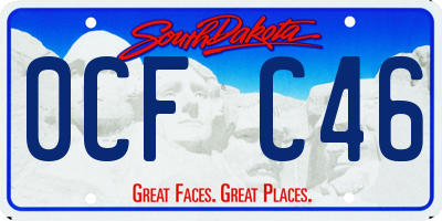 SD license plate 0CFC46