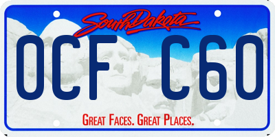 SD license plate 0CFC60
