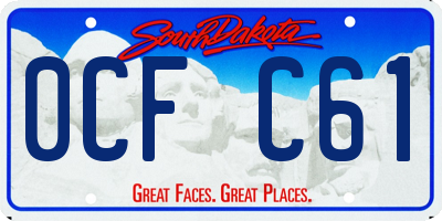 SD license plate 0CFC61