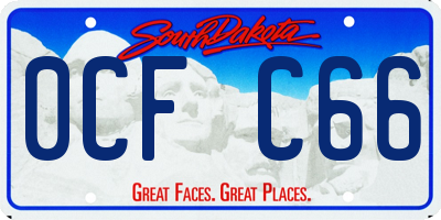 SD license plate 0CFC66