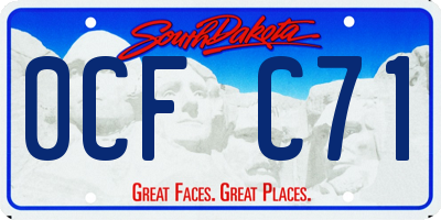 SD license plate 0CFC71