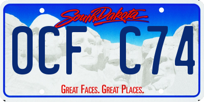 SD license plate 0CFC74