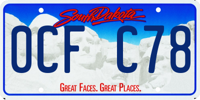 SD license plate 0CFC78
